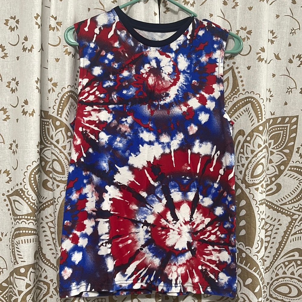 Tie Dye Summer Tank Top Youth XL
